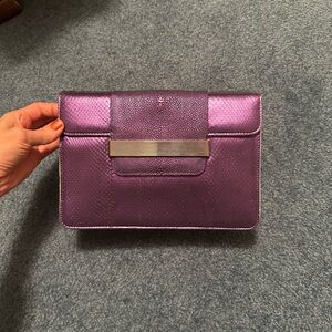 Pucci snake skin and stingray clutch